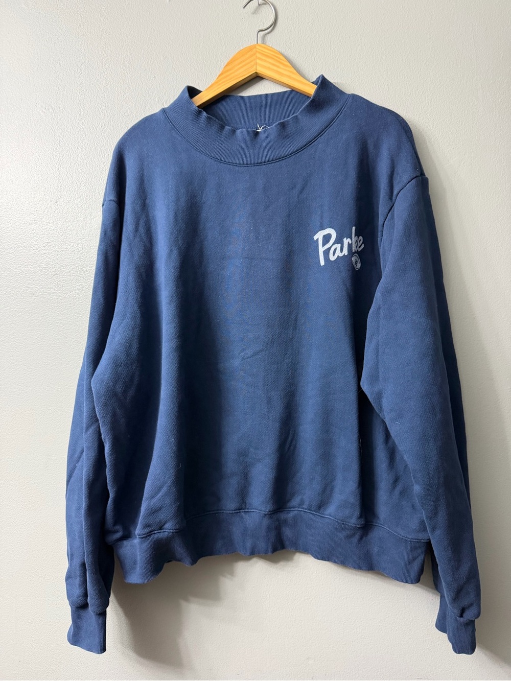 Parke Kick Off Mockneck Sweatshirt – Sports Graphic Pullover L/XL